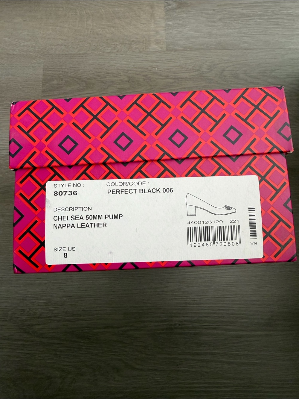 Tory Burch Women's Chelsea 50MM Pump (Perfect Black, Size 8) - Picture 8 of 8